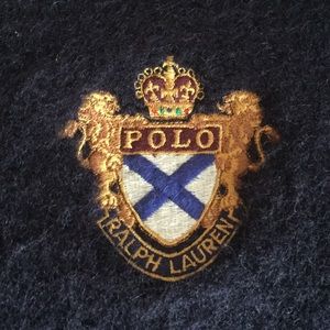 Polo by Ralph Lauren sweater navy wool. Shrunken